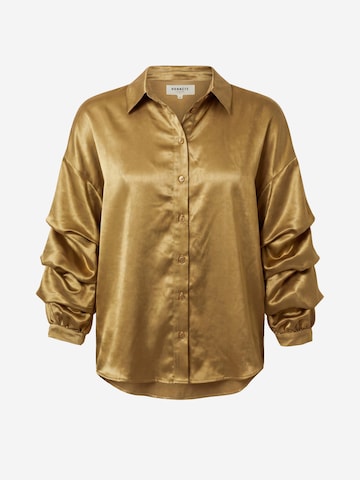 Honnête Atelier Blouse 'Anastasia' in Goud