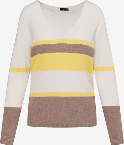 Megztinis iš Quiosque, spalva – nebalintos drobės spalva / ruda / geltona, Prekių apžvalga