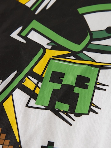 TWO SOON - Camiseta 'Minecraft' en blanco