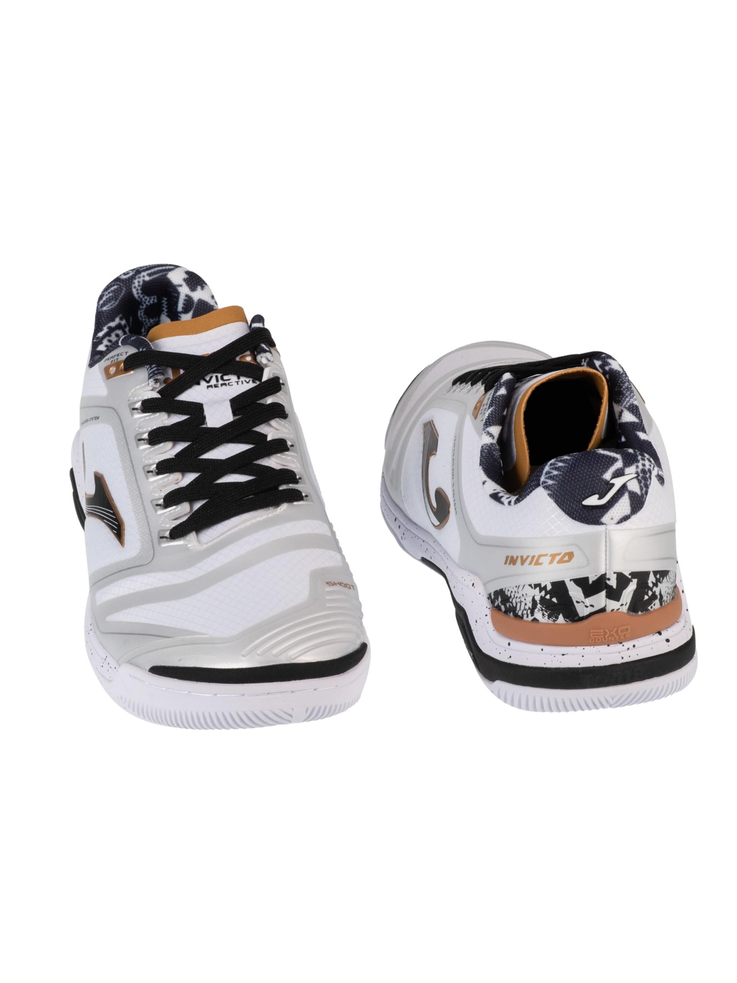 JOMA Soccer shoe 'Invicto INVS 24 IN' in White