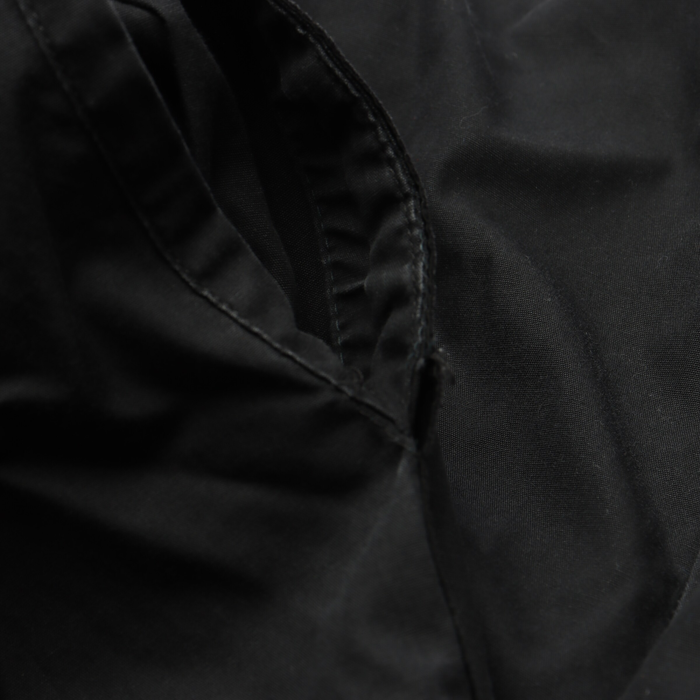 VERSACE Button Up Shirt in XL in Black