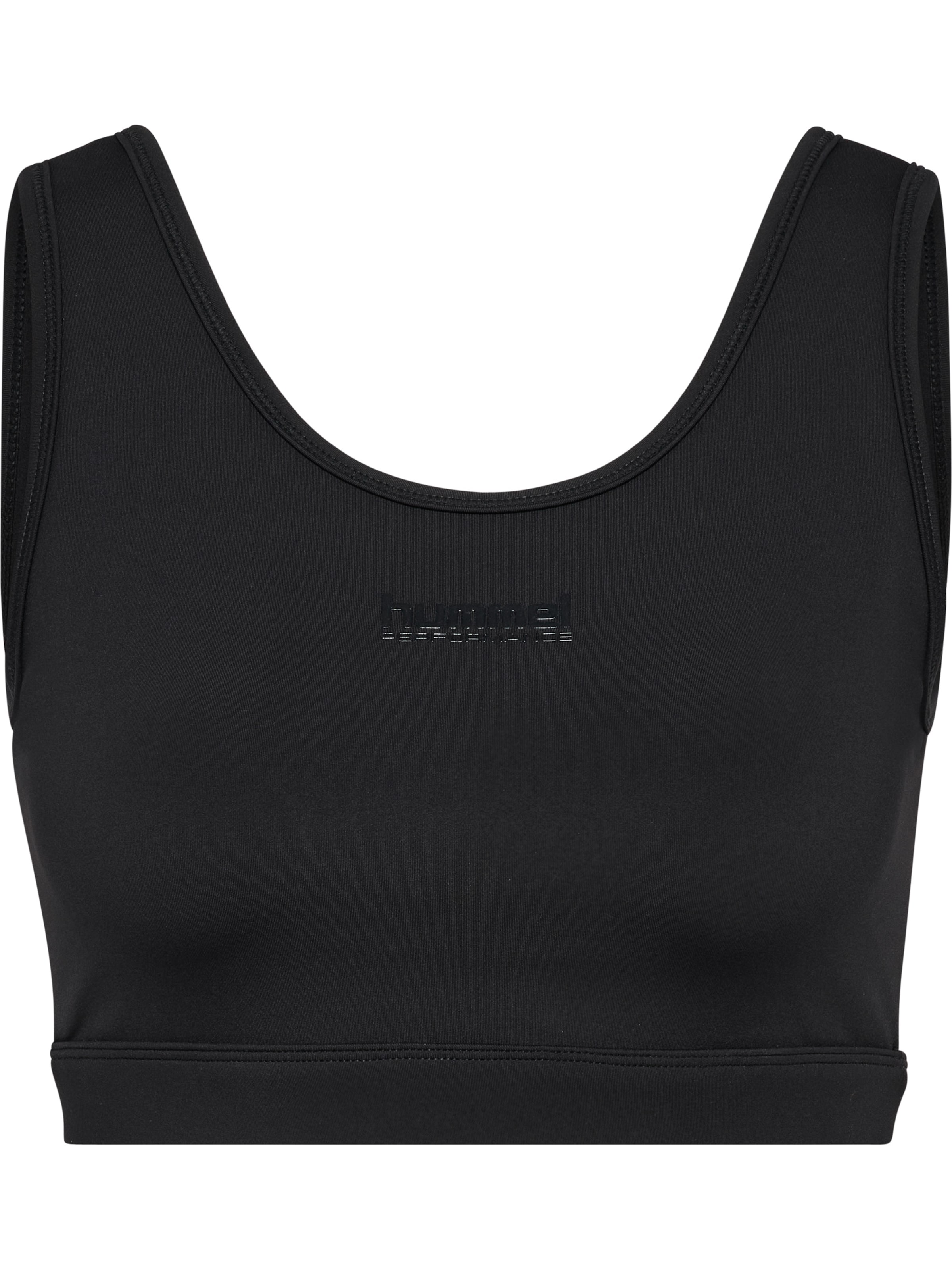 Hummel Top in Schwarz: Vorderseite