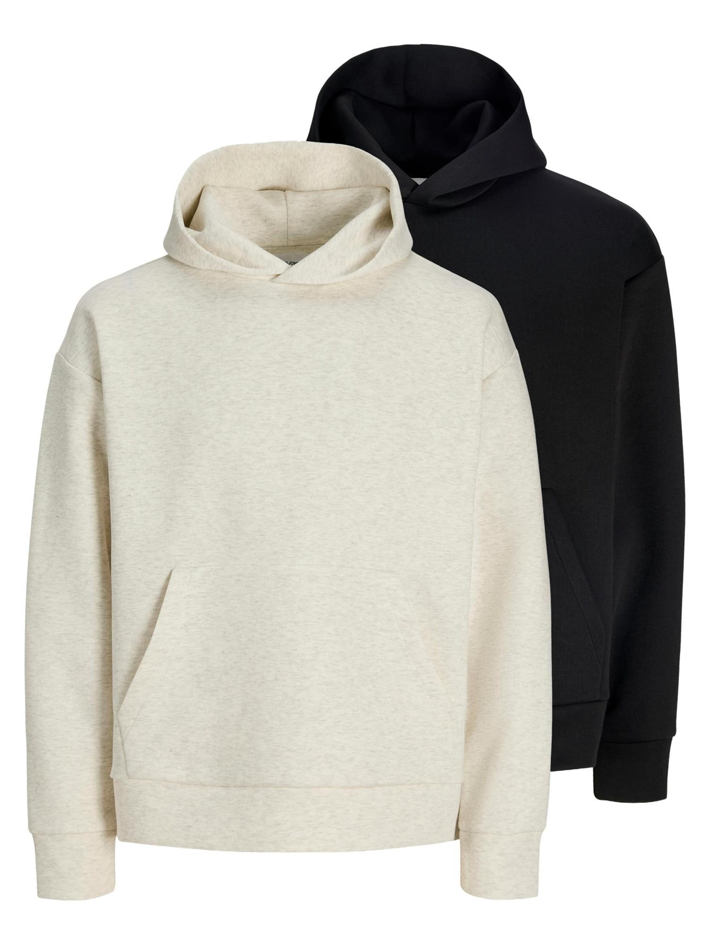 JACK & JONES Sweatshirt 'Barron'‌ in Beige: Vorderseite