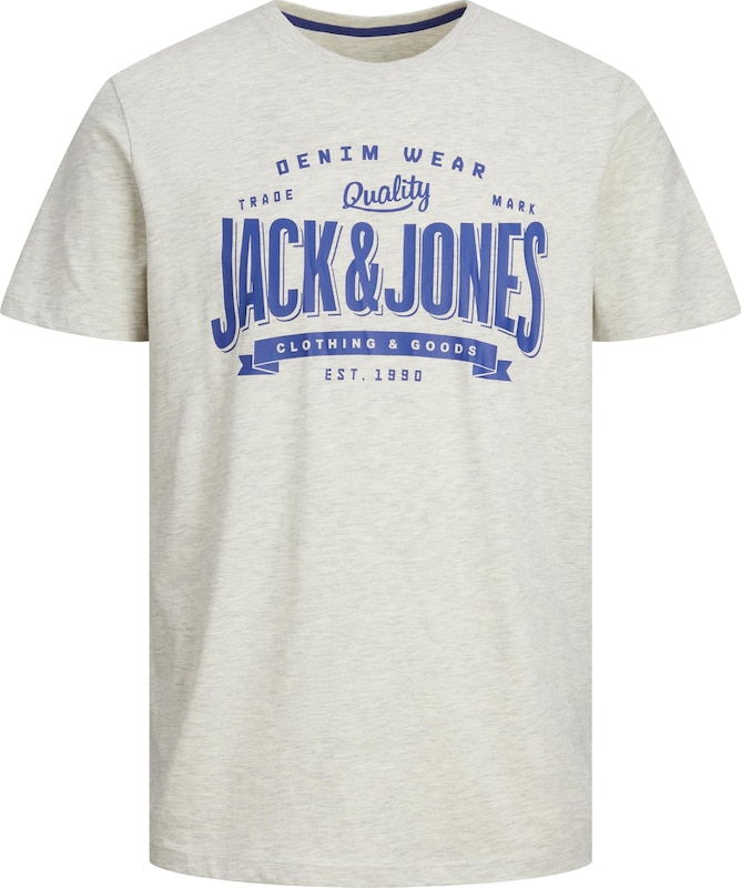 JACK & JONES T-Shirt in Graumeliert