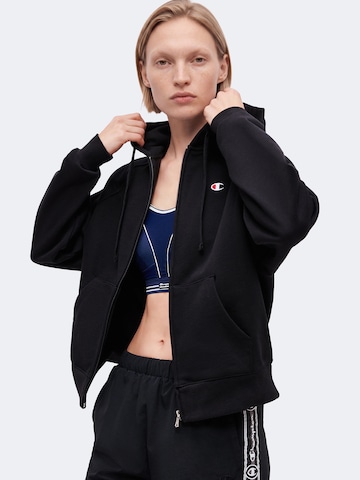 Champion Кофта на молнии в Черный