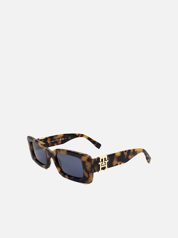 Lunettes de soleil TOMMY HILFIGER en marron : devant