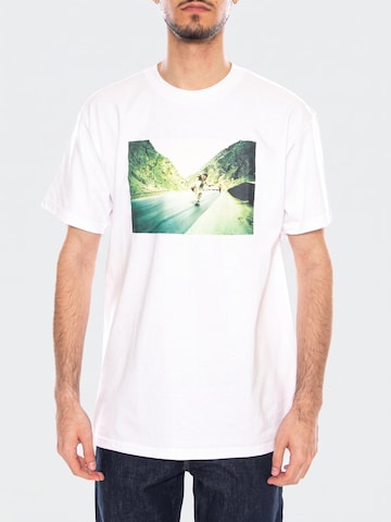 Maglietta 'Skateistan / Photo Tee White' di Obey in bianco