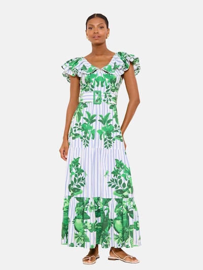 Lipsy Dress in 34 in Green / Lavender / White, Item view