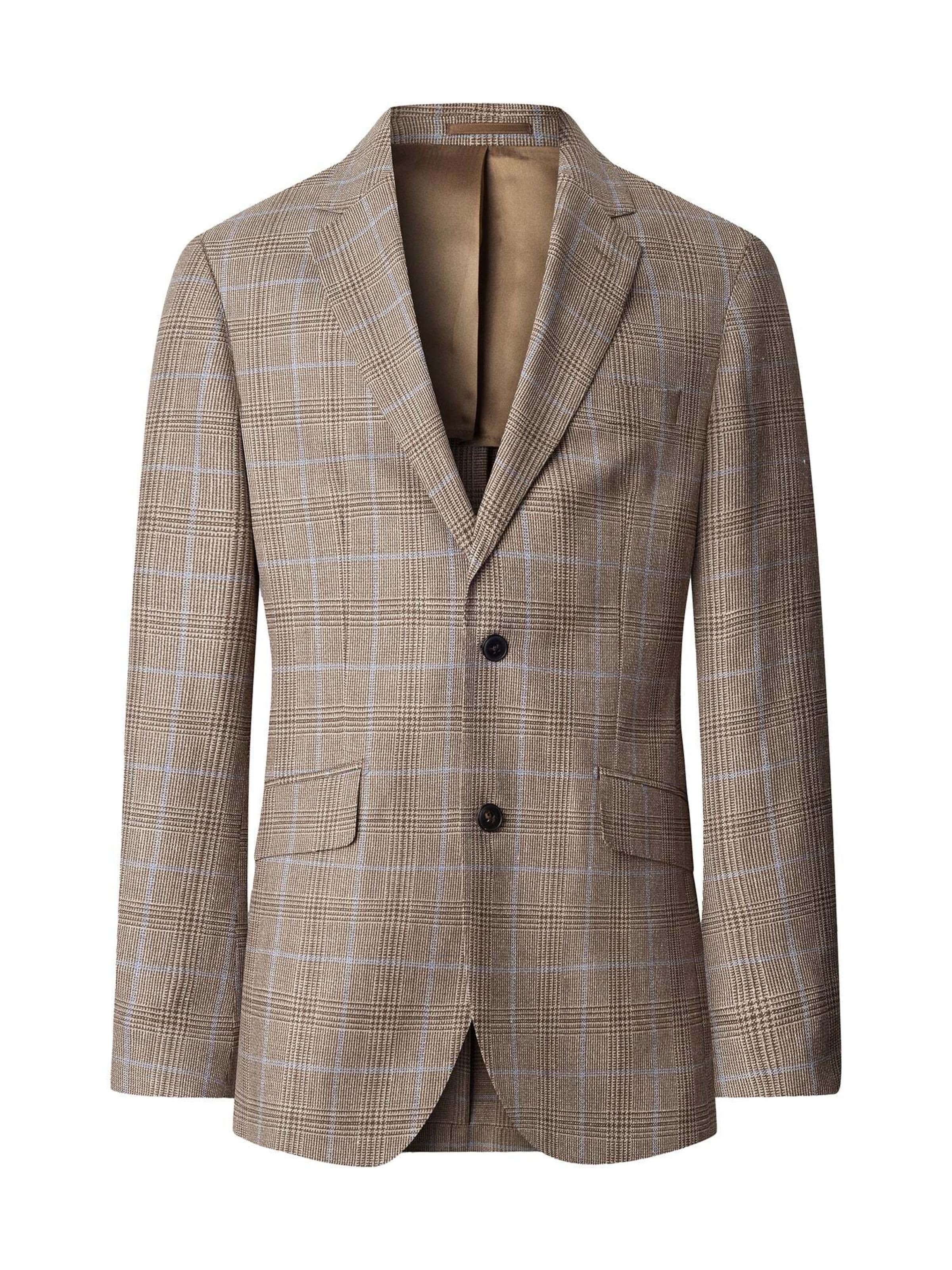 Coupe slim Veste de costume 'Ascot' Hackett London en beige : devant