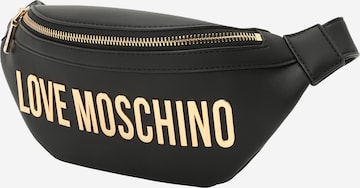 Love Moschino Fanny Pack 'Bold Love' in Black: front