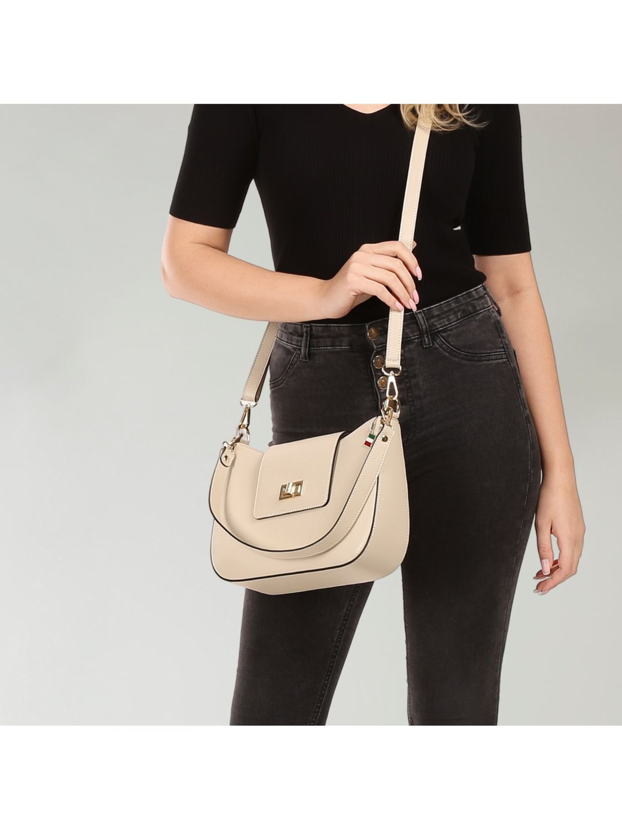 Sac bandoulière Florence en beige