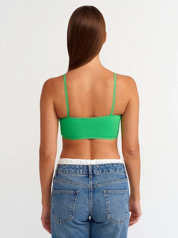 Dilvin Bralette Top in Green