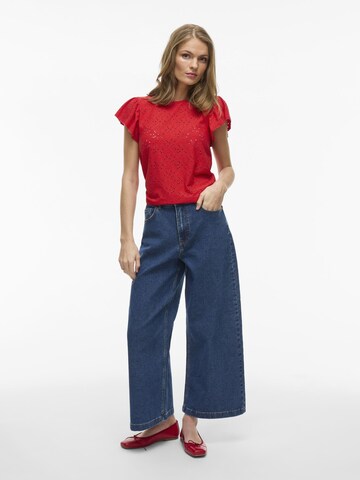 VILA Blouse in Red