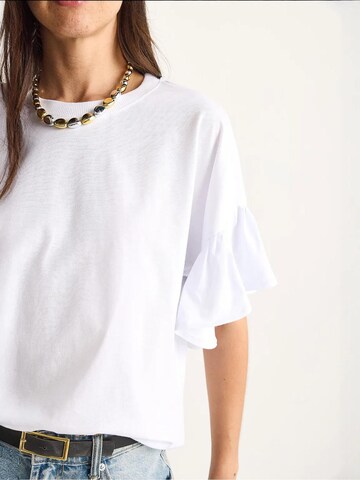 T-shirt Bianco Lucci en blanc