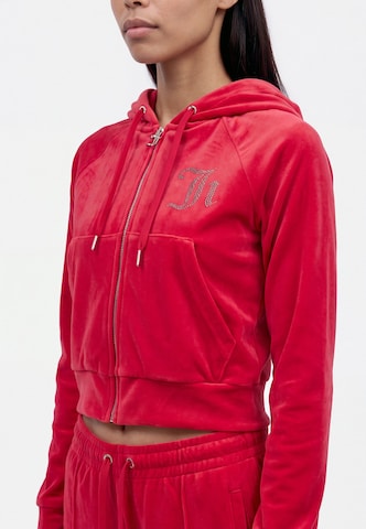 Juicy Couture Petite Ζακέτα φούτερ 'MADISON' σε κόκκινο: πλευρά