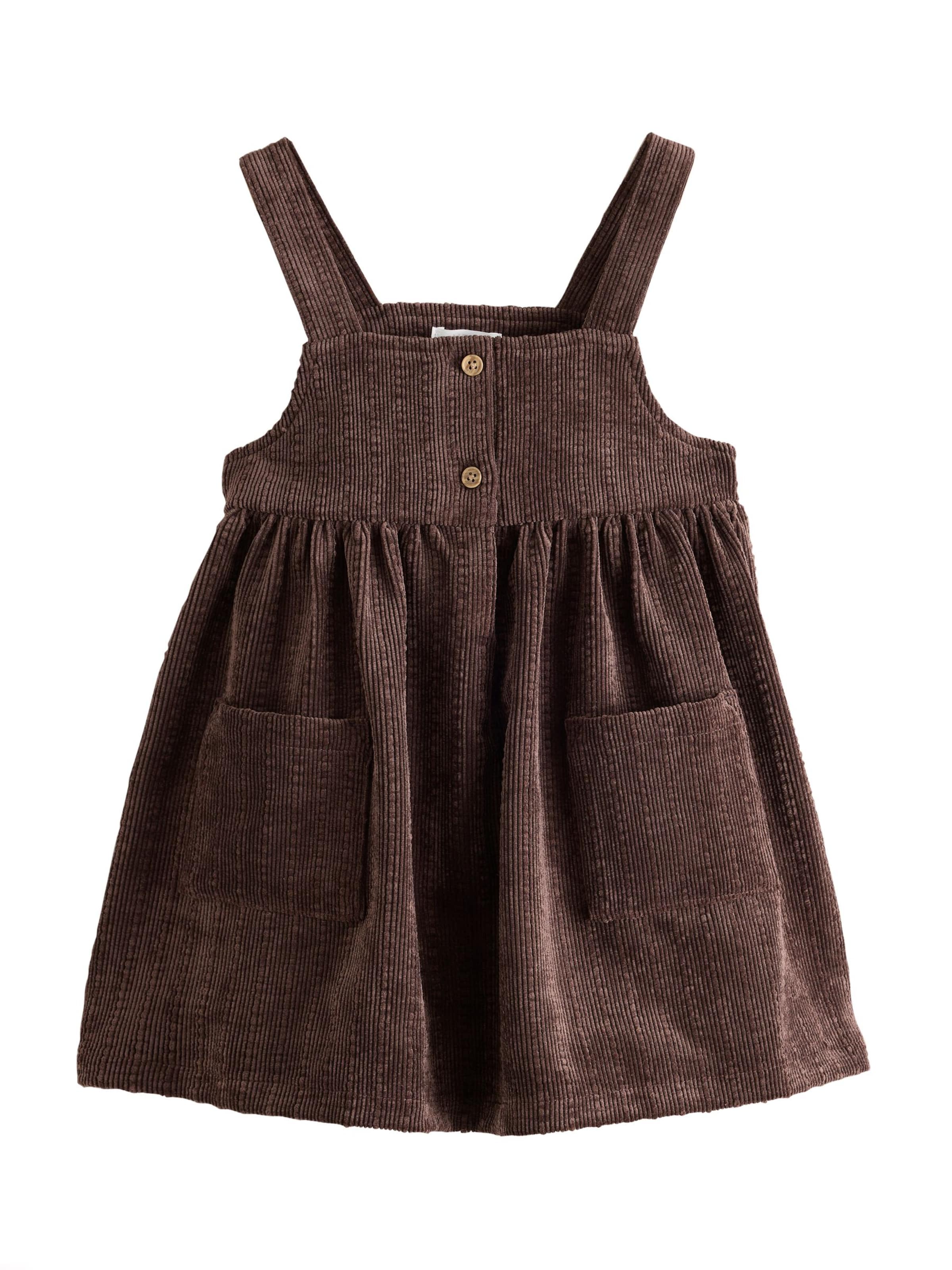 Next - Vestido en marrón: frente