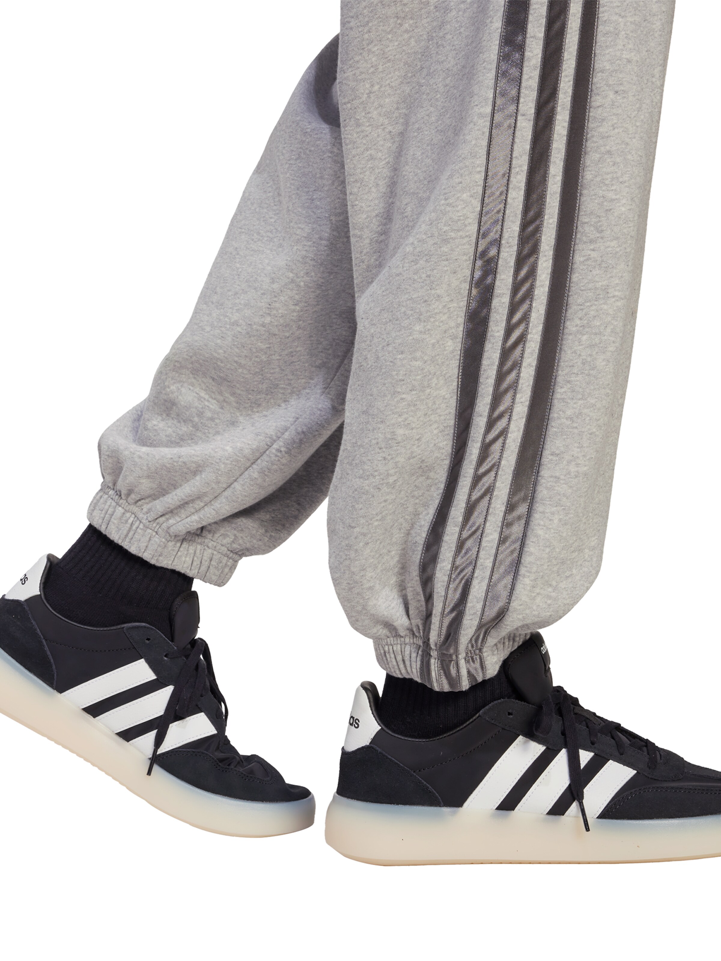 ADIDAS SPORTSWEAR Tapered Sporthose 'ESS' in Grau