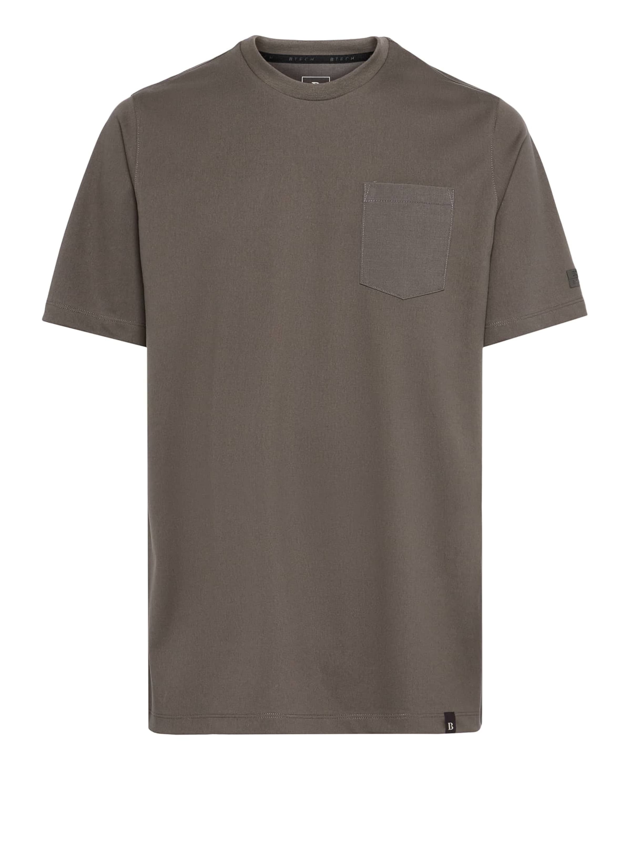 Boggi Milano Toiminnallinen paita 'B-Tech' värissä harmaa: etupuoli