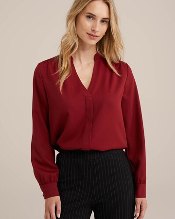 WE Fashion Bluse in Rot: Vorderseite