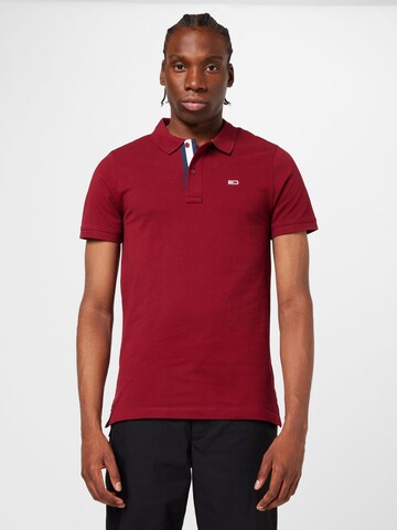 Tommy Jeans Poloshirt in Rot: Vorderseite