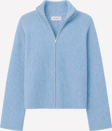 Cardigan 'Eleni' OH APRIL en bleu : devant