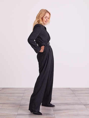 ABOUT YOU x Iconic by Tatiana Kucharova Jumpsuit 'Ivana' in Zwart