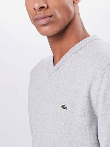 LACOSTE Regularny krój Sweter w kolorze szary