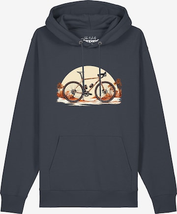 Watapparel Sweatshirt 'Gravelbike' in Grijs: voorkant