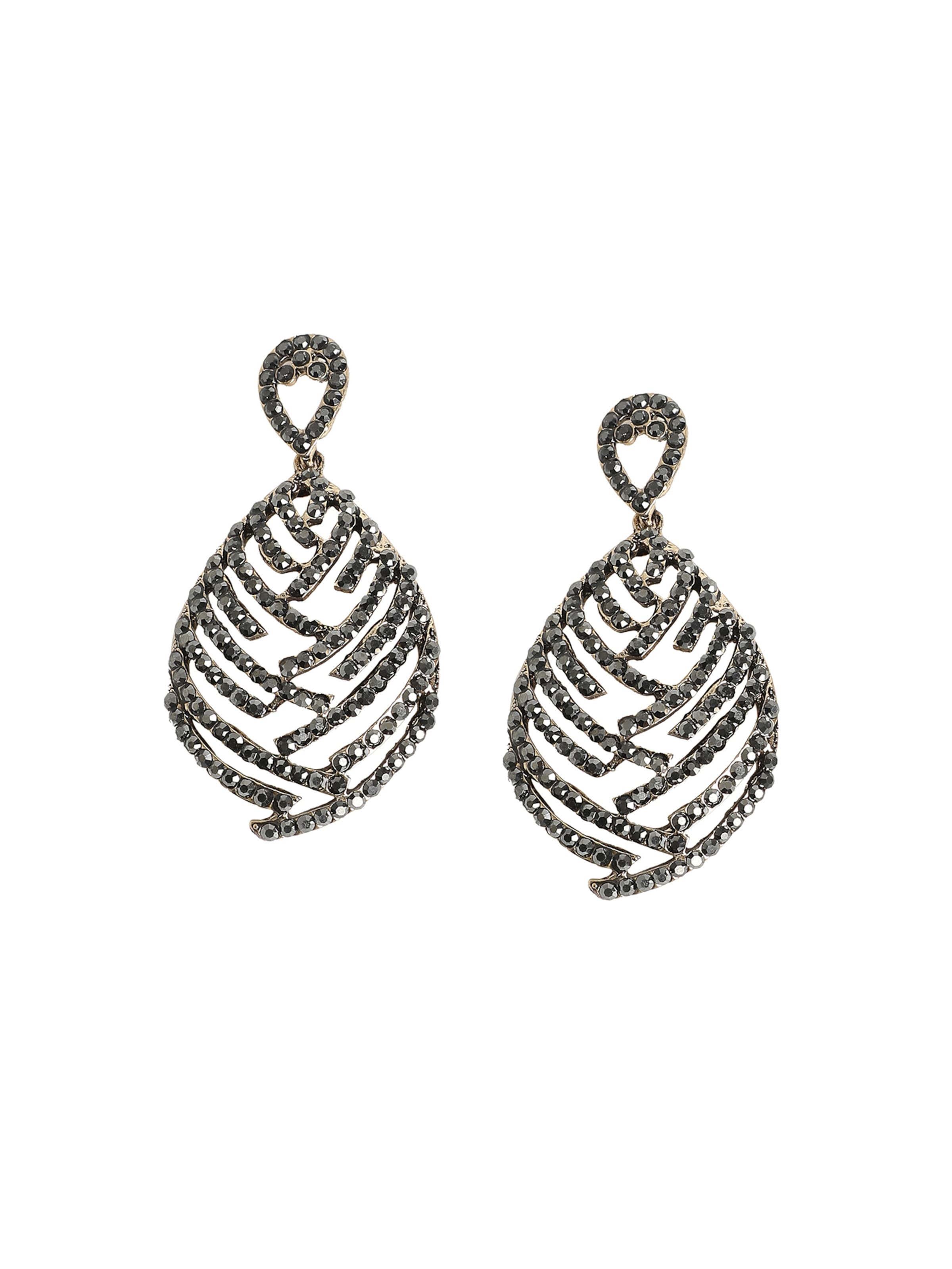 SOHI - Brincos ' Chinki ' em prata: frente