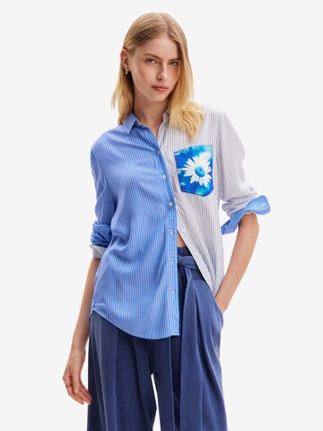 Camicia da donna di Desigual in blu: frontale