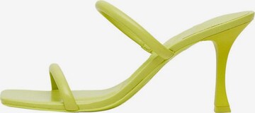 MANGO Sandalen met riem 'Par' in Groen: voorkant