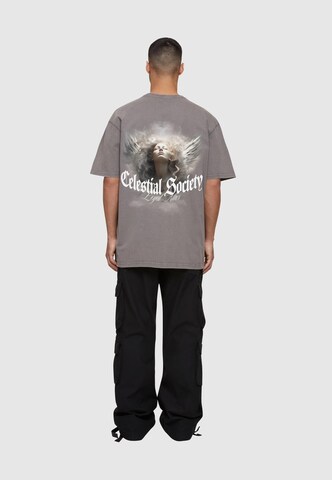 MJ Gonzales Shirt 'Winged Wisdom' in Grey