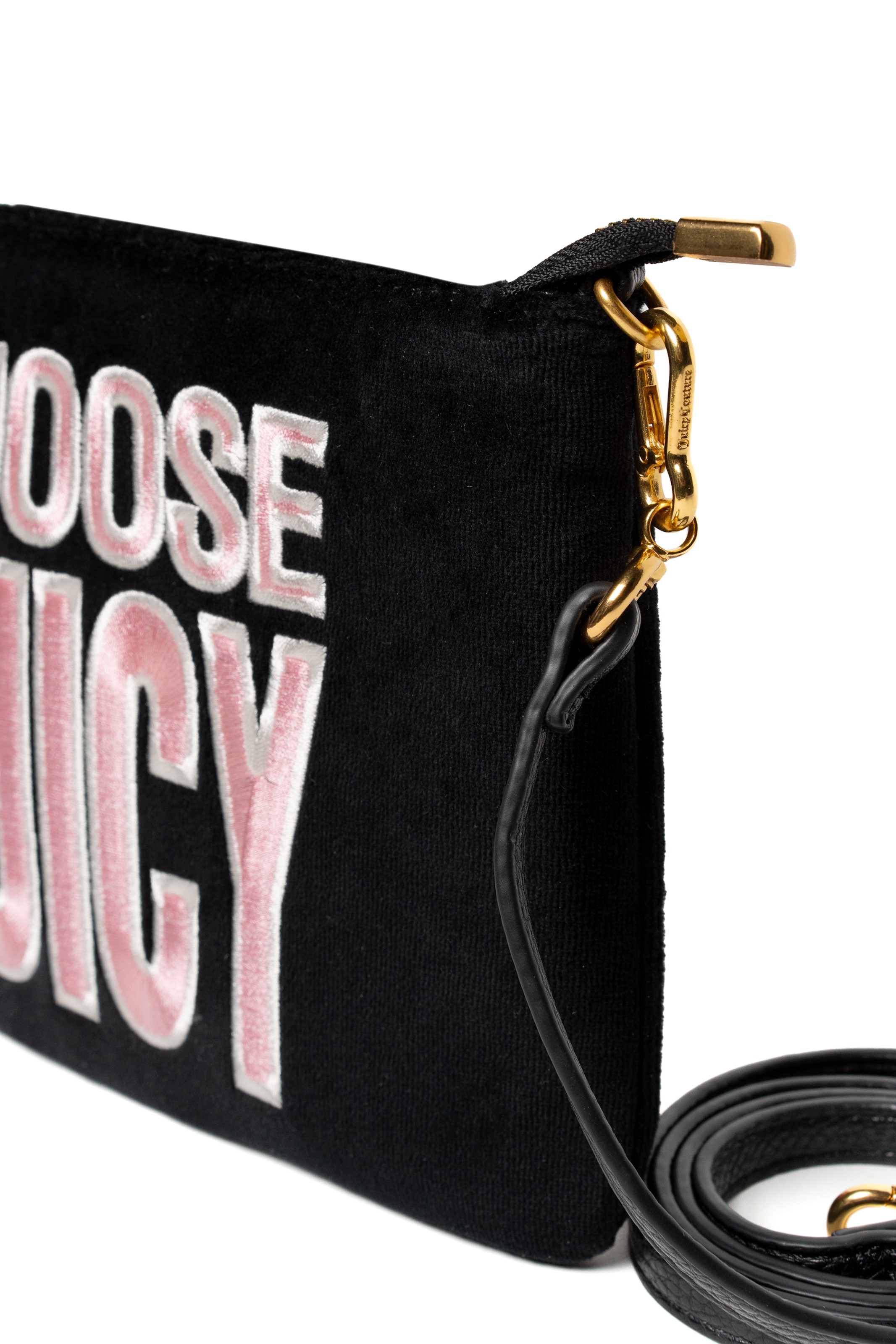 Juicy Couture Shoulder Bag 'Ella Flat Pouch' in Black