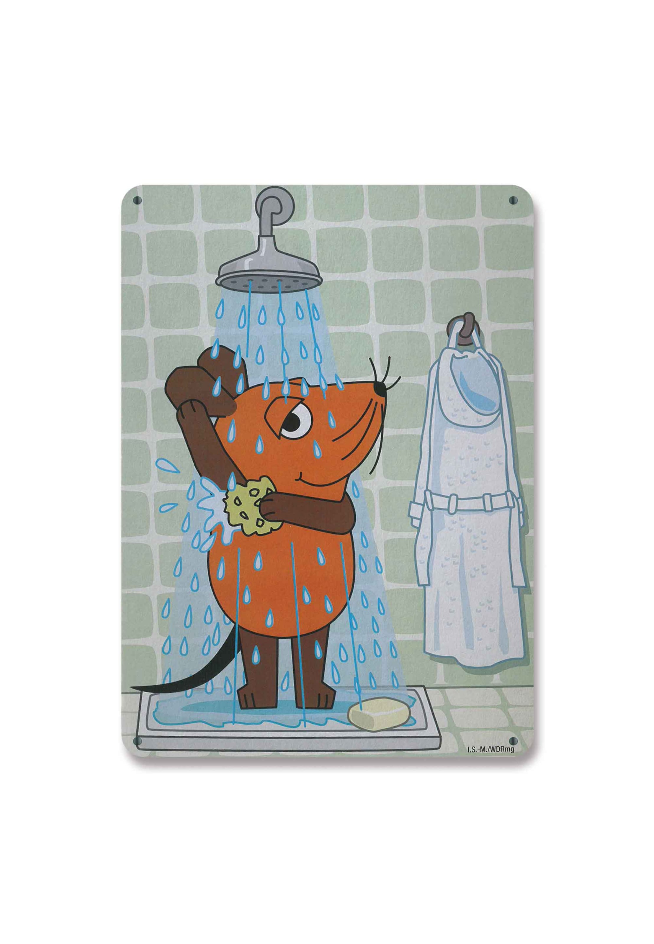 LOGOSHIRT Image 'Die Maus - Dusche' in Mixed colours: front