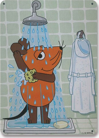 LOGOSHIRT Image 'Die Maus - Dusche' in Mixed colors: front