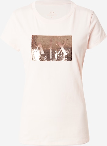 Maglietta di ARMANI EXCHANGE in rosa: frontale