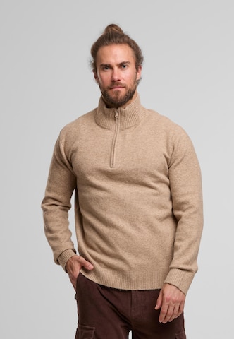 Pull-over 'Bertrax' INDICODE JEANS en beige