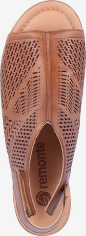 REMONTE Sandal i brun