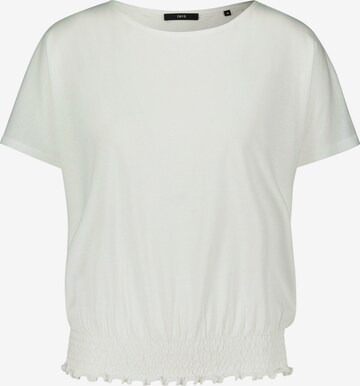 T-shirt zero en blanc : devant