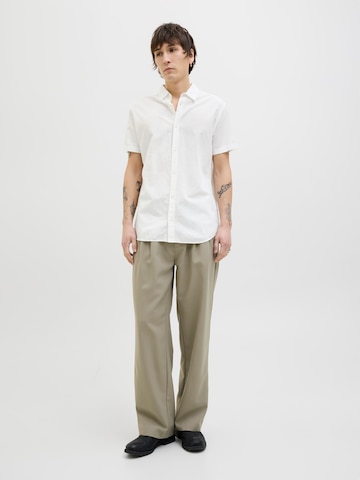 JACK & JONES Slim fit Overhemd 'JJEBreeze' in Wit