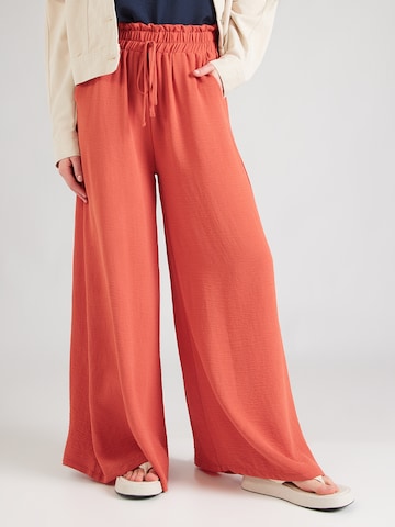 ABOUT YOU Широкий Штаны 'Astrid' в Коричневый: спереди