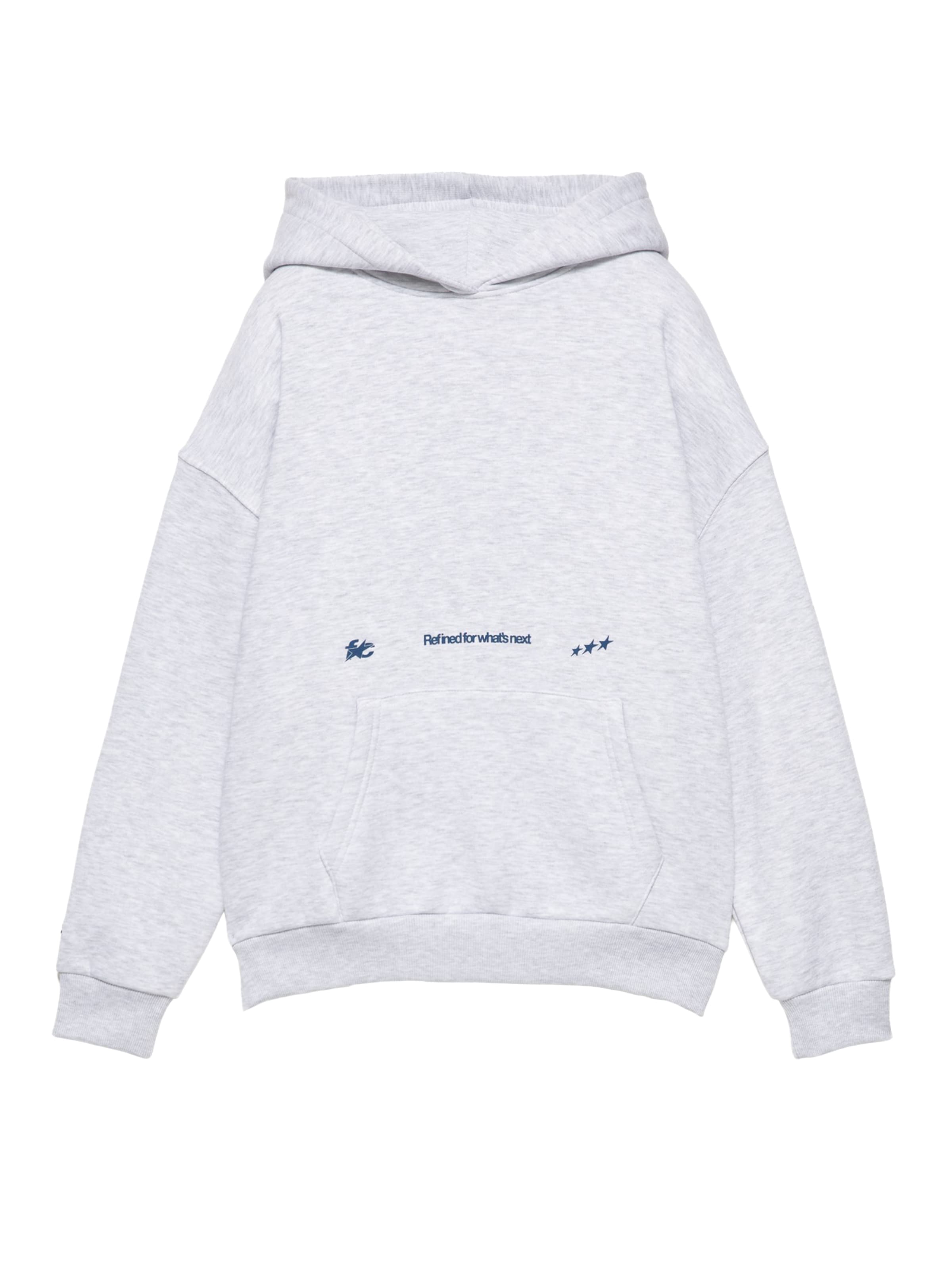 Pull&Bear Sweatshirt 'PACIFIC FRESH' in Grau: Vorderseite