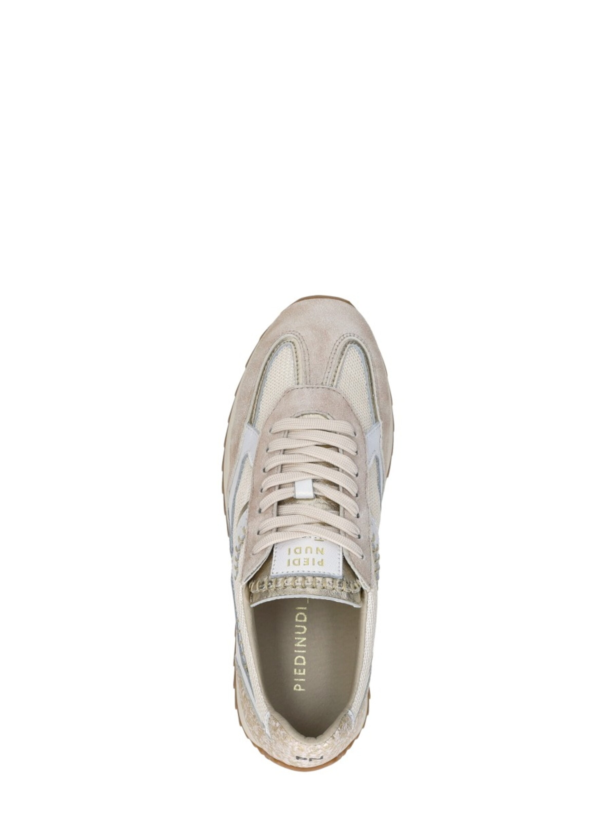 Piedi Nudi Sneakers laag 'Harlem' in Beige