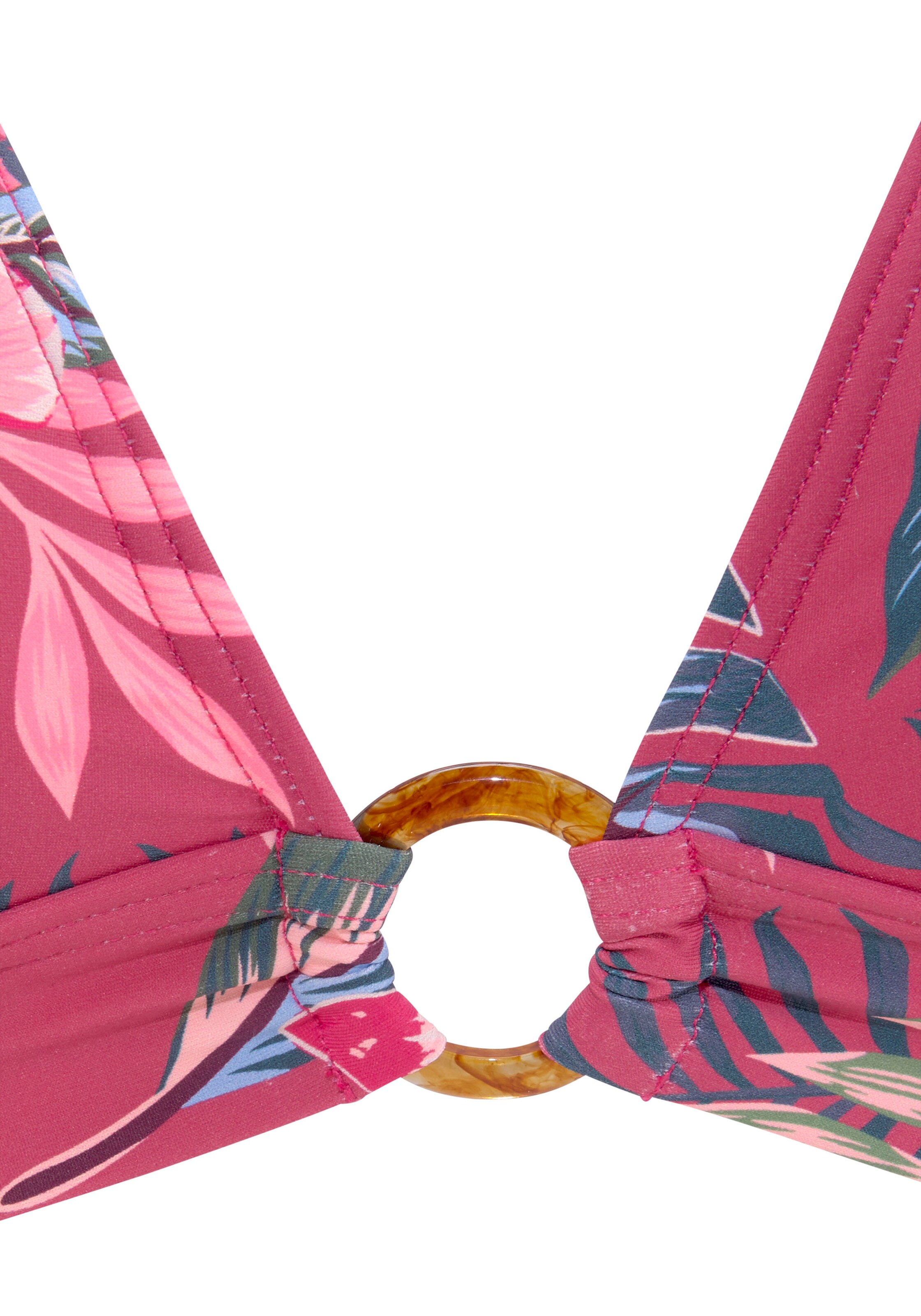 s.Oliver Triangel Bikinitop in Pink