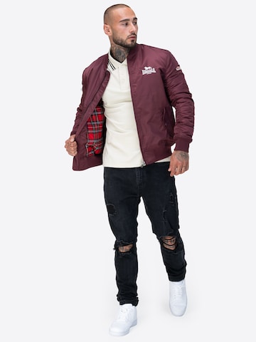 LONSDALE Übergangsjacke in Rot
