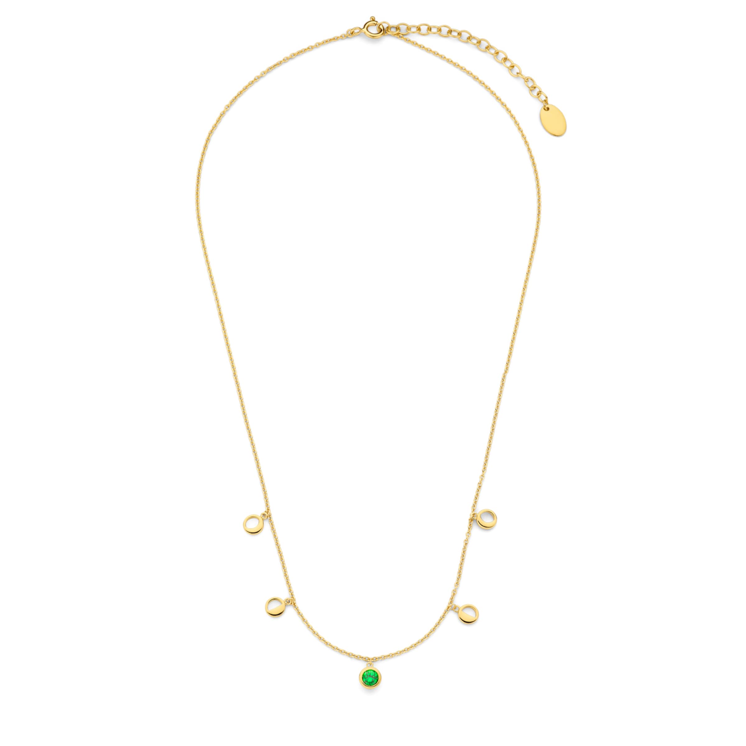 Chaîne Violet Hamden en or : devant