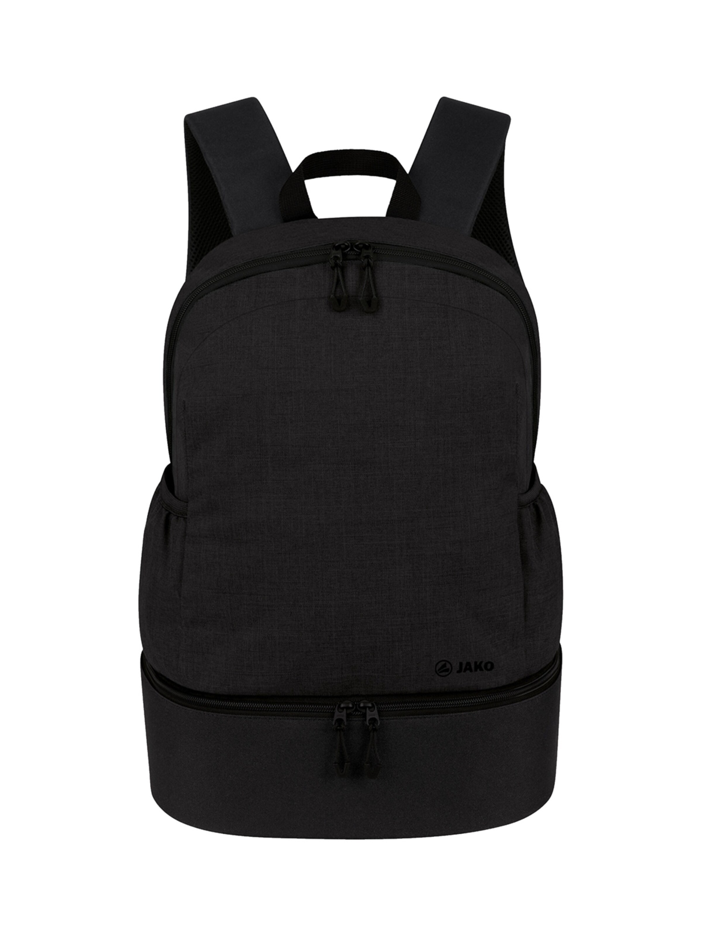 JAKO Rucksack in Schwarz: Vorderseite