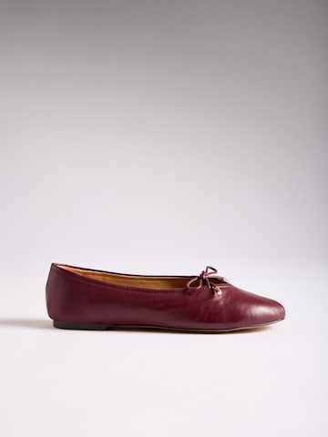 Ballerines The Set en rouge