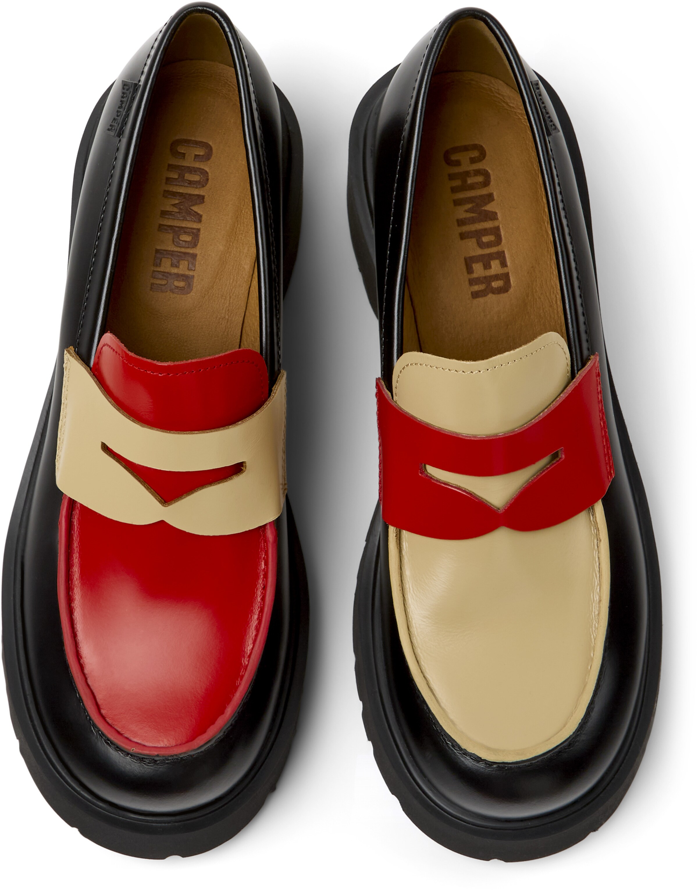 Scarpa stringata 'Milah' di CAMPER in nero