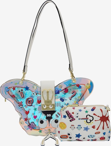 MYMOTorba za na rame 'Pop Eyetheme' - bijela boja: prednji dio